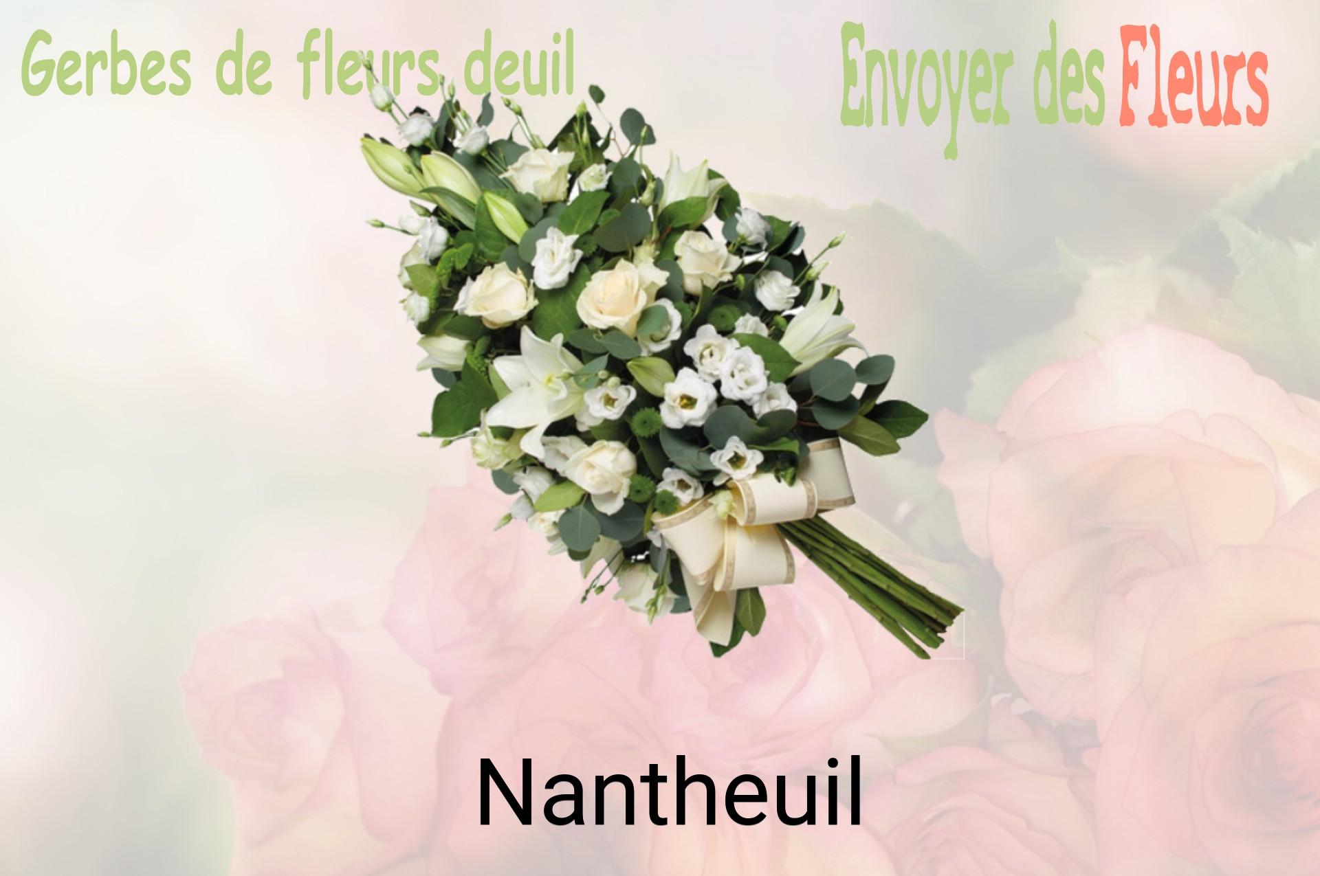 Gerbe de fleurs de deuil livrée à Nantheuil